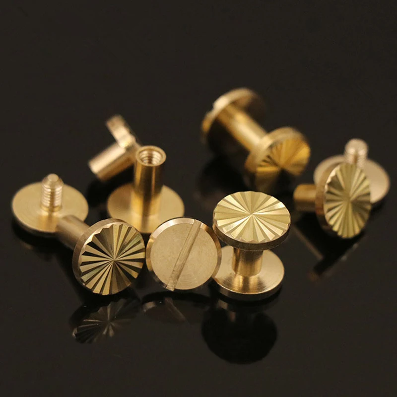 Body Jewelry Chicago - 10sets Solid Brass Binding Chicago Screws