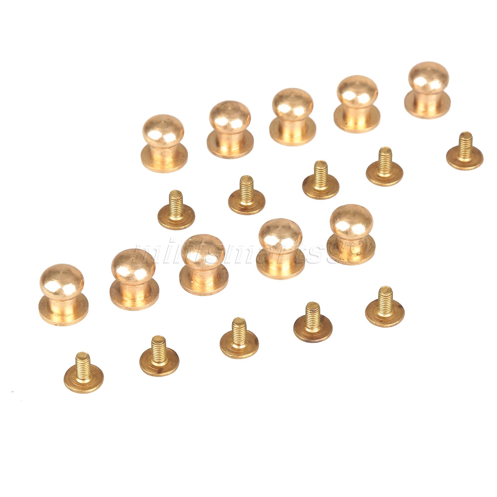 Body Jewelry Chicago - 10pcs 5/6/7/8/9/10mm Solid Brass Belt Bag