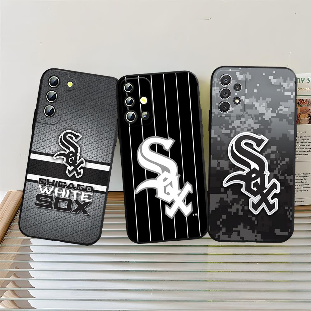 Body Jewelry Chicago - C-Chicago Baseball White Sox Phone Case