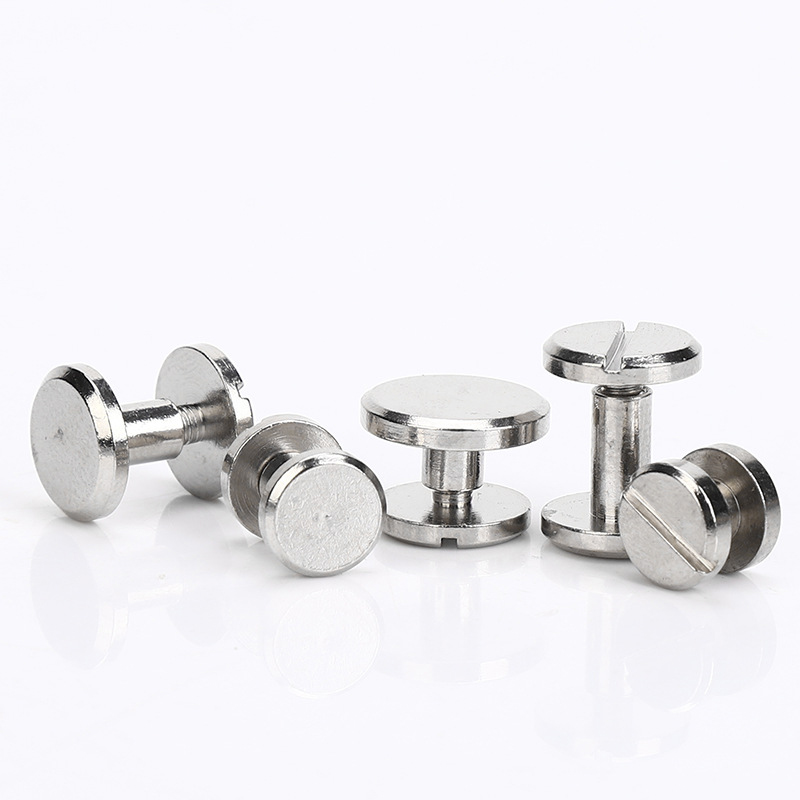 Body Jewelry Chicago - 10pcs Nickel-plated Brass Binding Chicago Screws