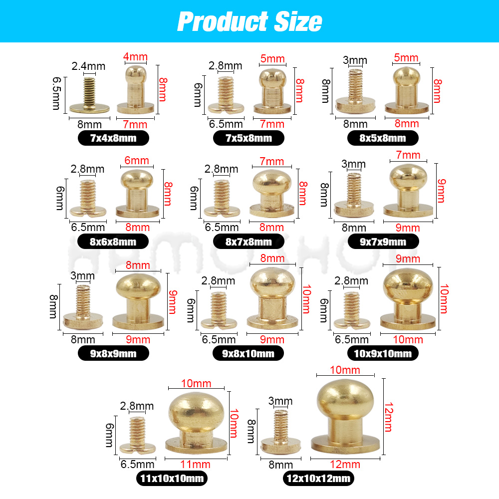 10pcs Solid Brass Button Belt  - Body Jewelry Chicago 评论和价格