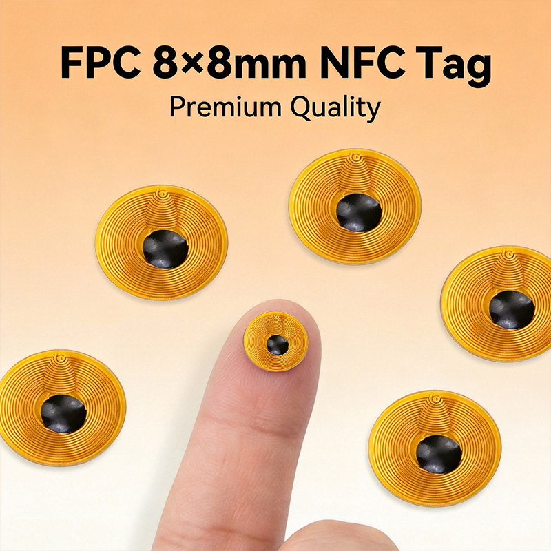8mm Round FPC NFC Tag NTAG213  - Body Jewelry Websites 评论和价格