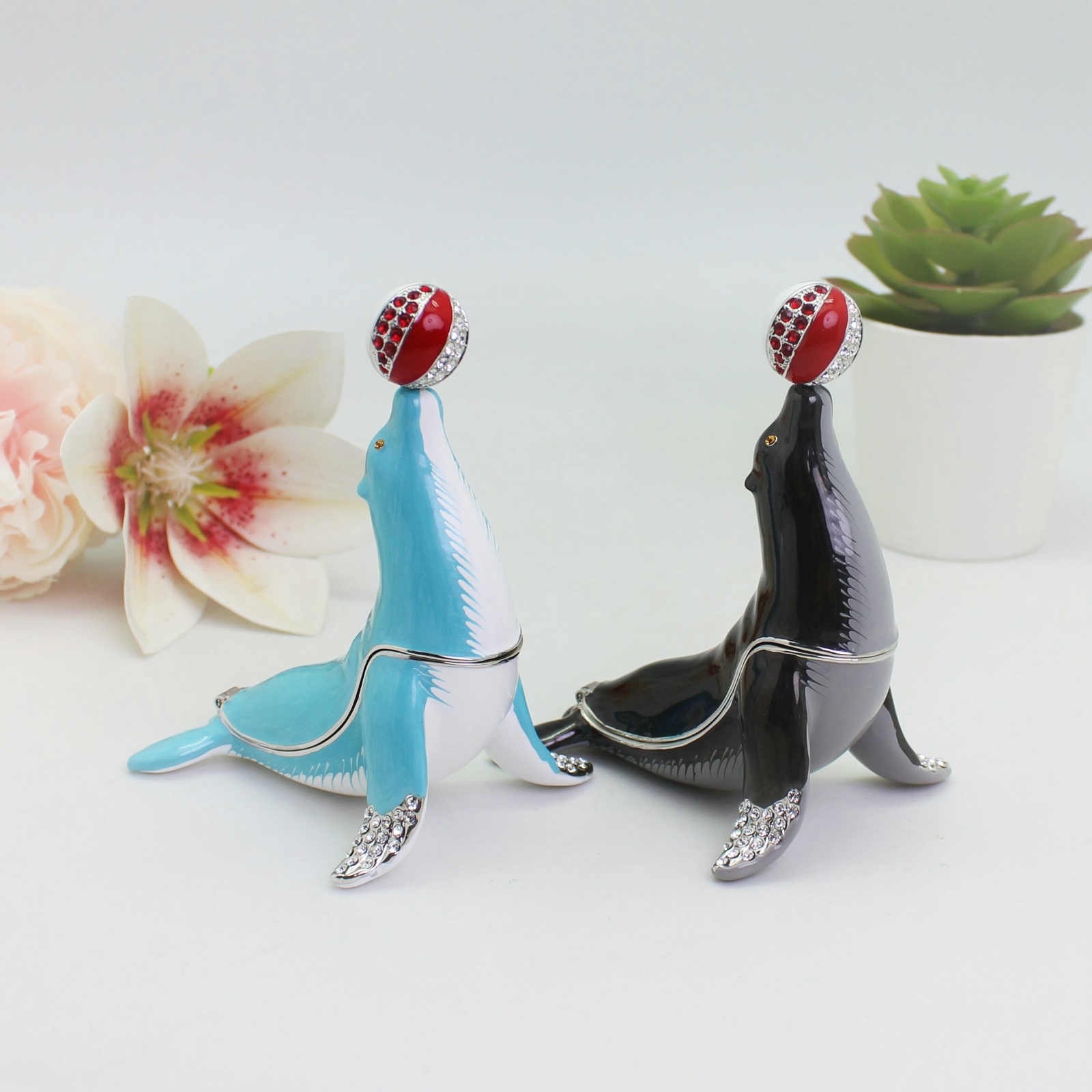 SHINNYGIFTS Sea Lion Enamel Tr - Body Jewelry Websites 评论和价格
