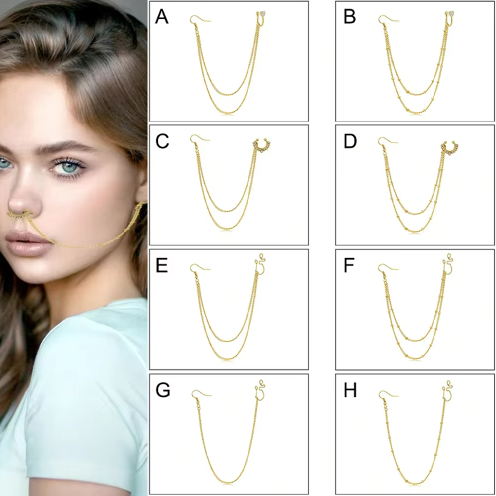 1Pc/Set Yellow Gold Fake Septu - Yellow Body Jewelry 评论和价格