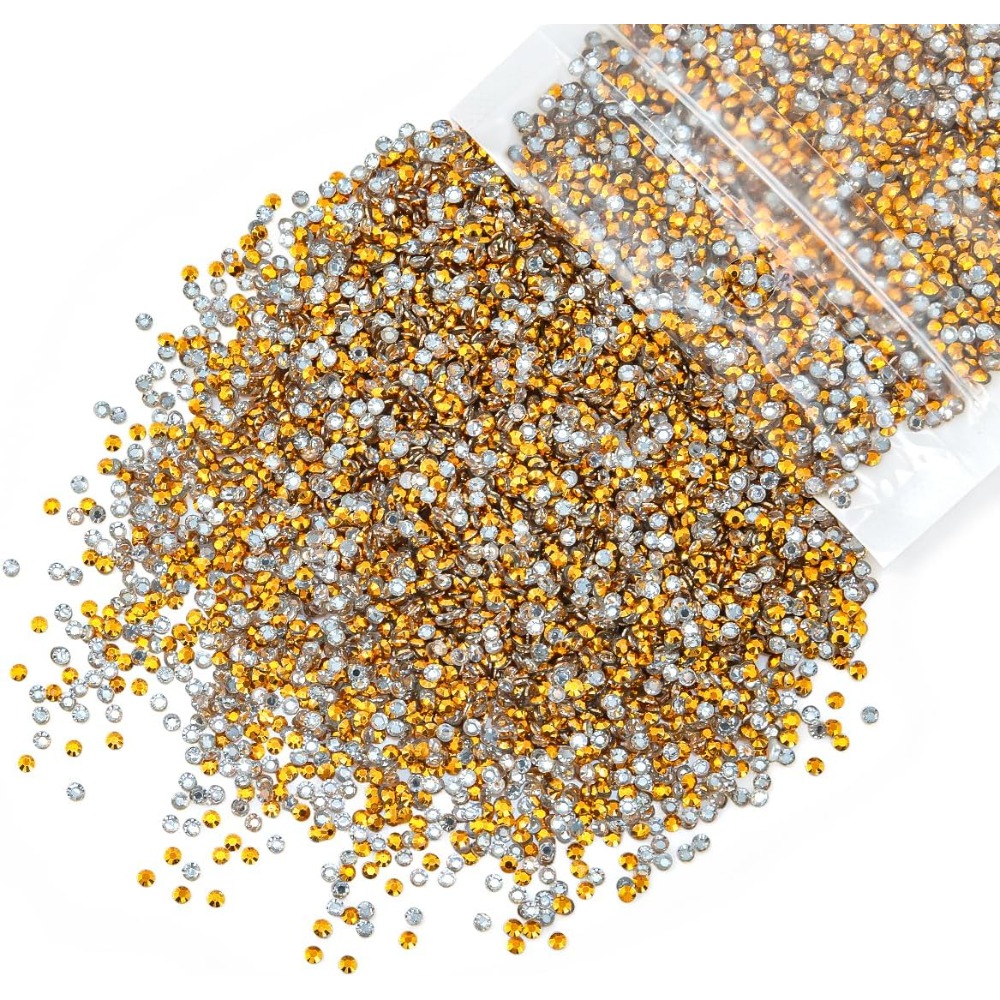 10000PCS 2mm Golden Yellow Res - Yellow Body Jewelry 评论和价格