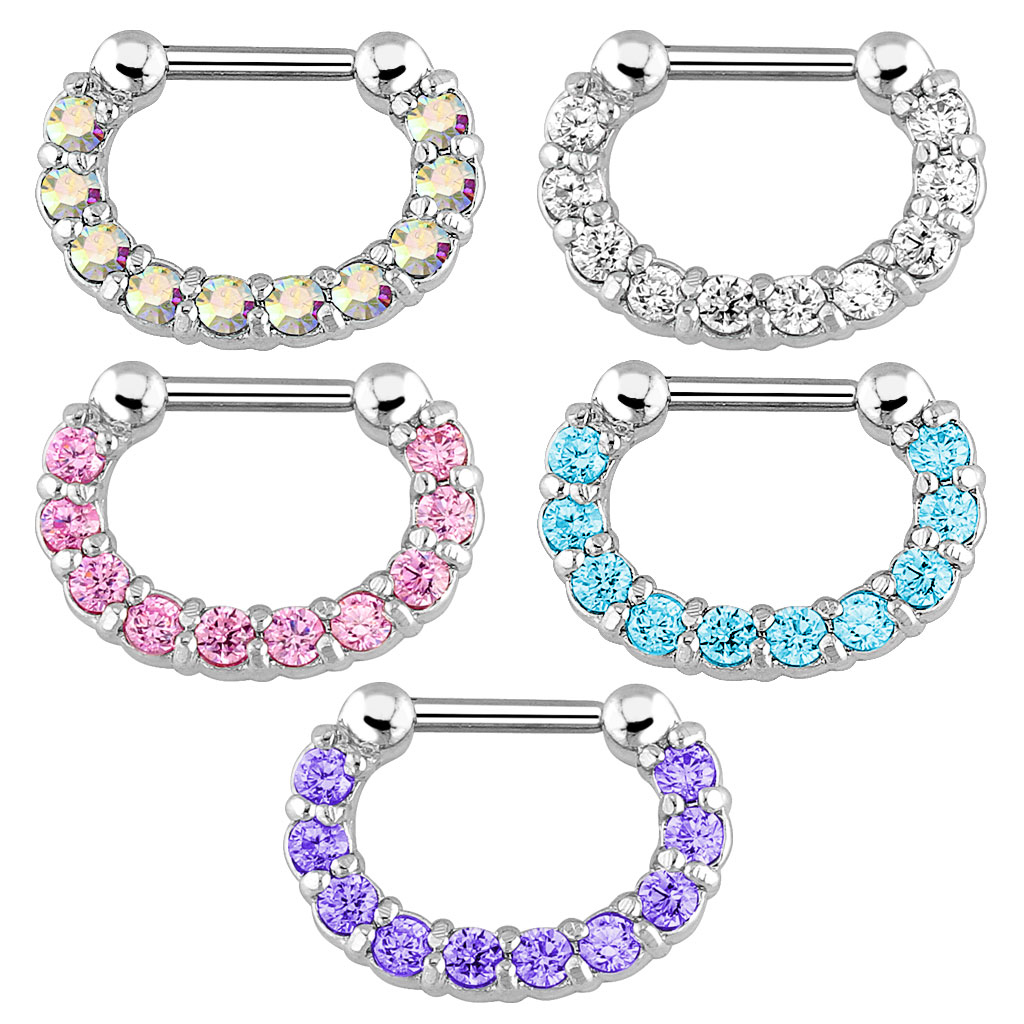 1pcs Hoop Clip On Nose Septum  - Septum Clicker Ring 评论和价格