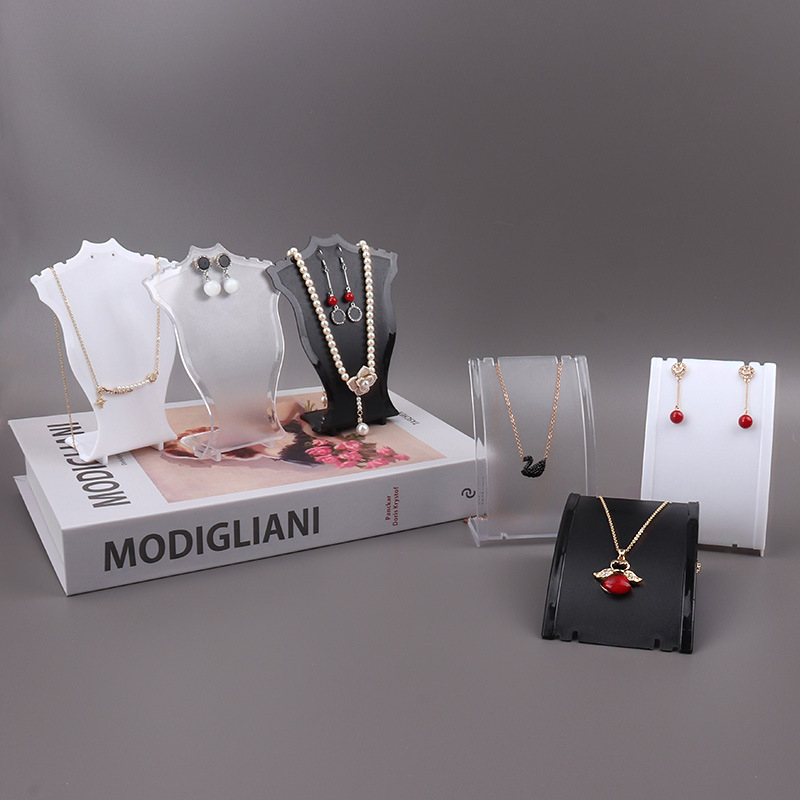 Acrylic Mini Necklace Display  - Body Jewelry Display Ideas 评论和价格