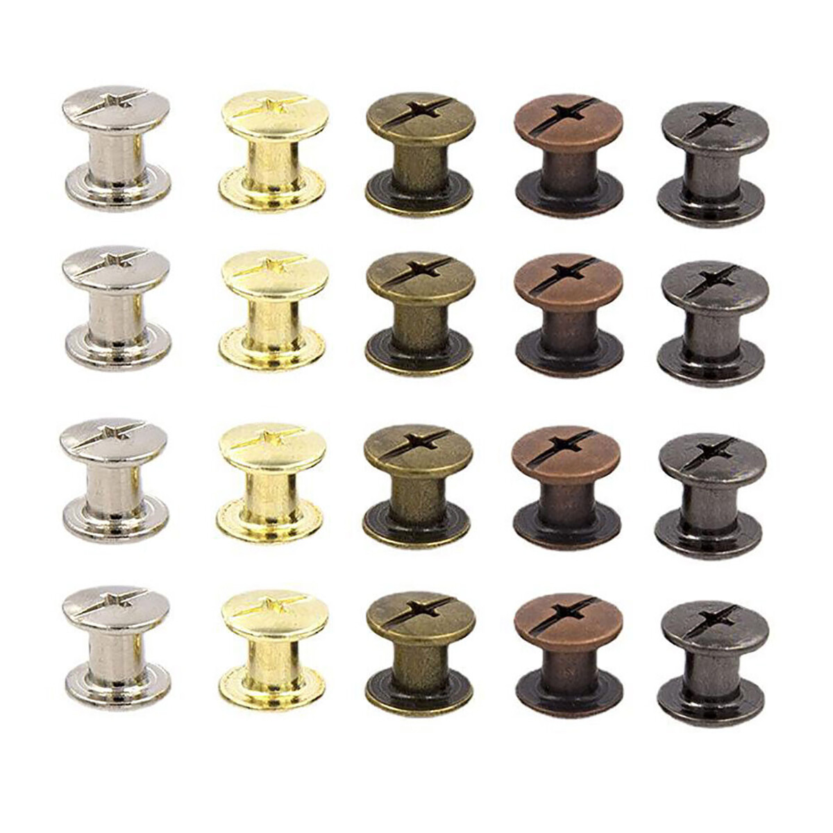 100 Sets M4 M5 Chicago Screws  - Body Jewelry Chicago 评论和价格