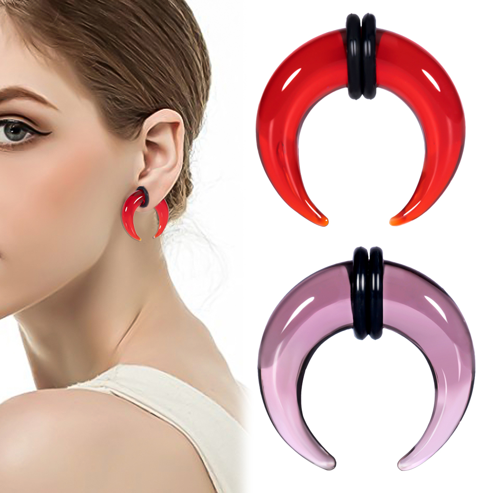 Doearko 1PCS Fashion Cozy Glas - Septum Clicker Ring 评论和价格