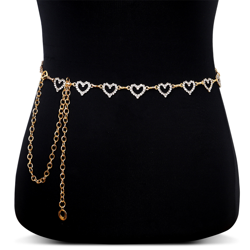 Fashion Rhinestone Heart Waist - Body Jewelry Helix 评论和价格