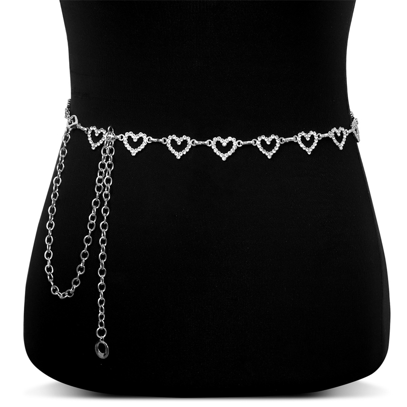 Fashion Rhinestone Heart Waist - Body Jewelry Helix 评论和价格