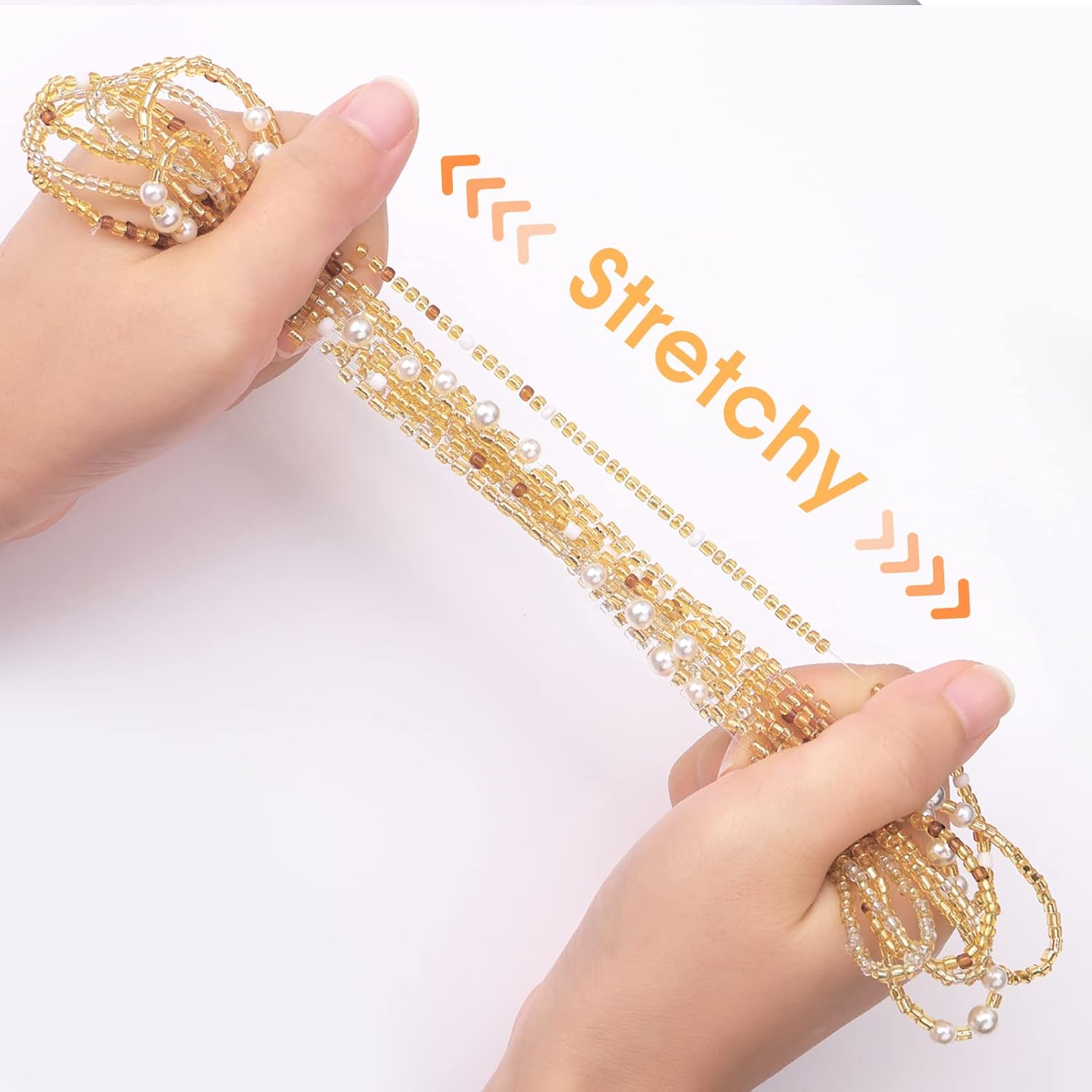 Waist Beads for Women Belly Be - Body Jewelry Helix 评论和价格