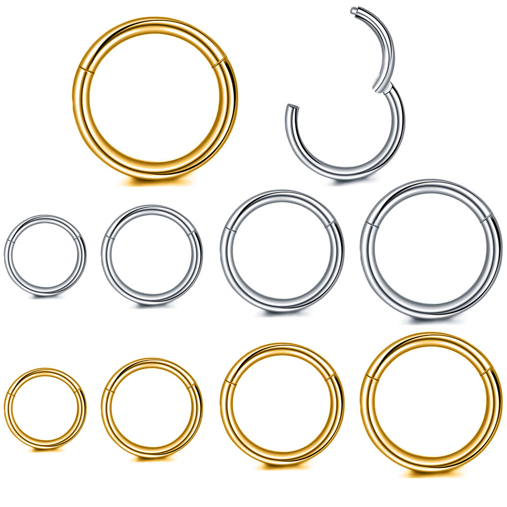 316L Surgical Steel Clicker Se - Septum Clicker Ring 评论和价格