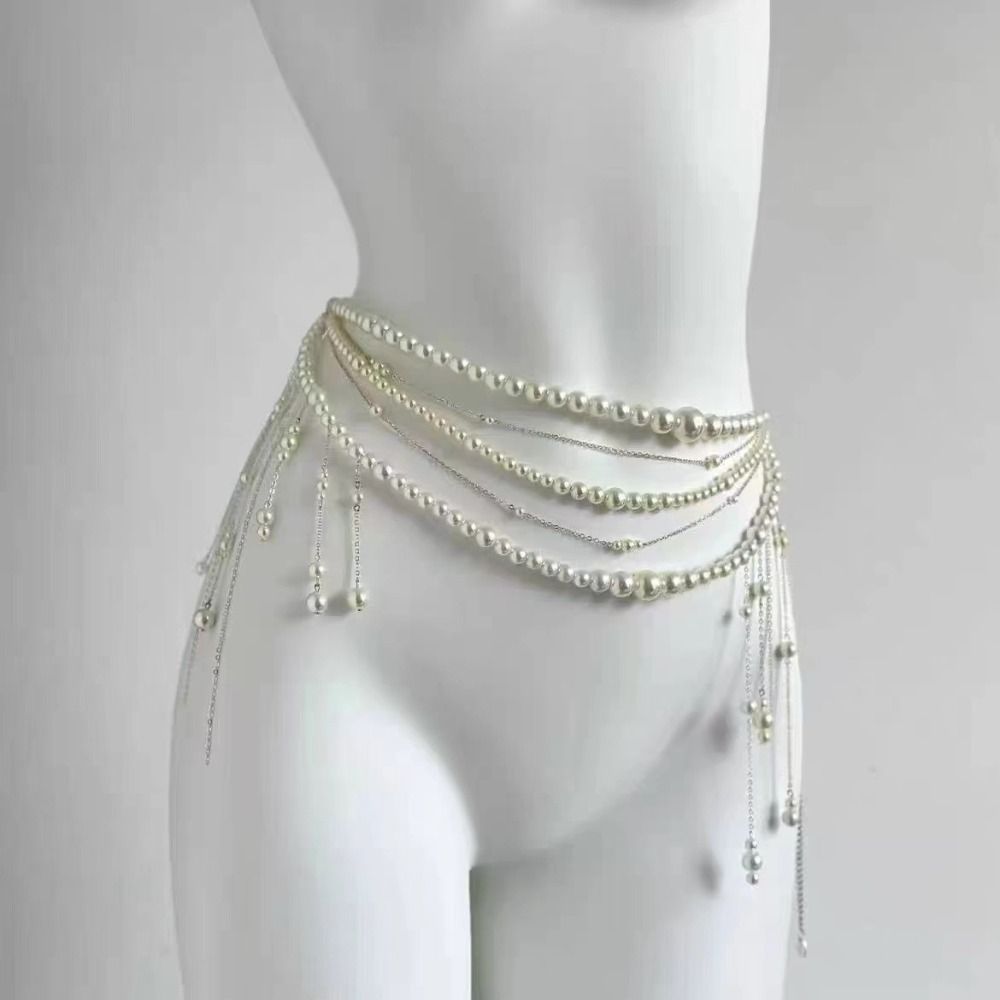 Fashion Elegant Pearl Waist Ch - Body Jewelry Helix 评论和价格