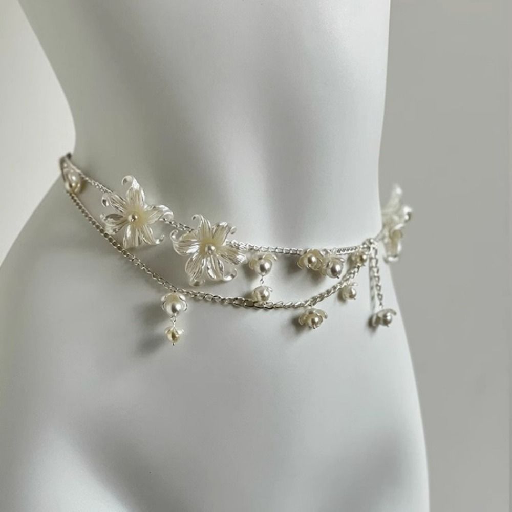 Fashion Elegant Pearl Waist Ch - Body Jewelry Helix 评论和价格