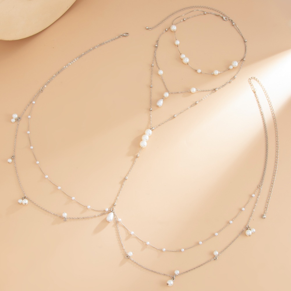 Multi Layer Imitation Pearl Ne - Body Jewelry Helix 评论和价格
