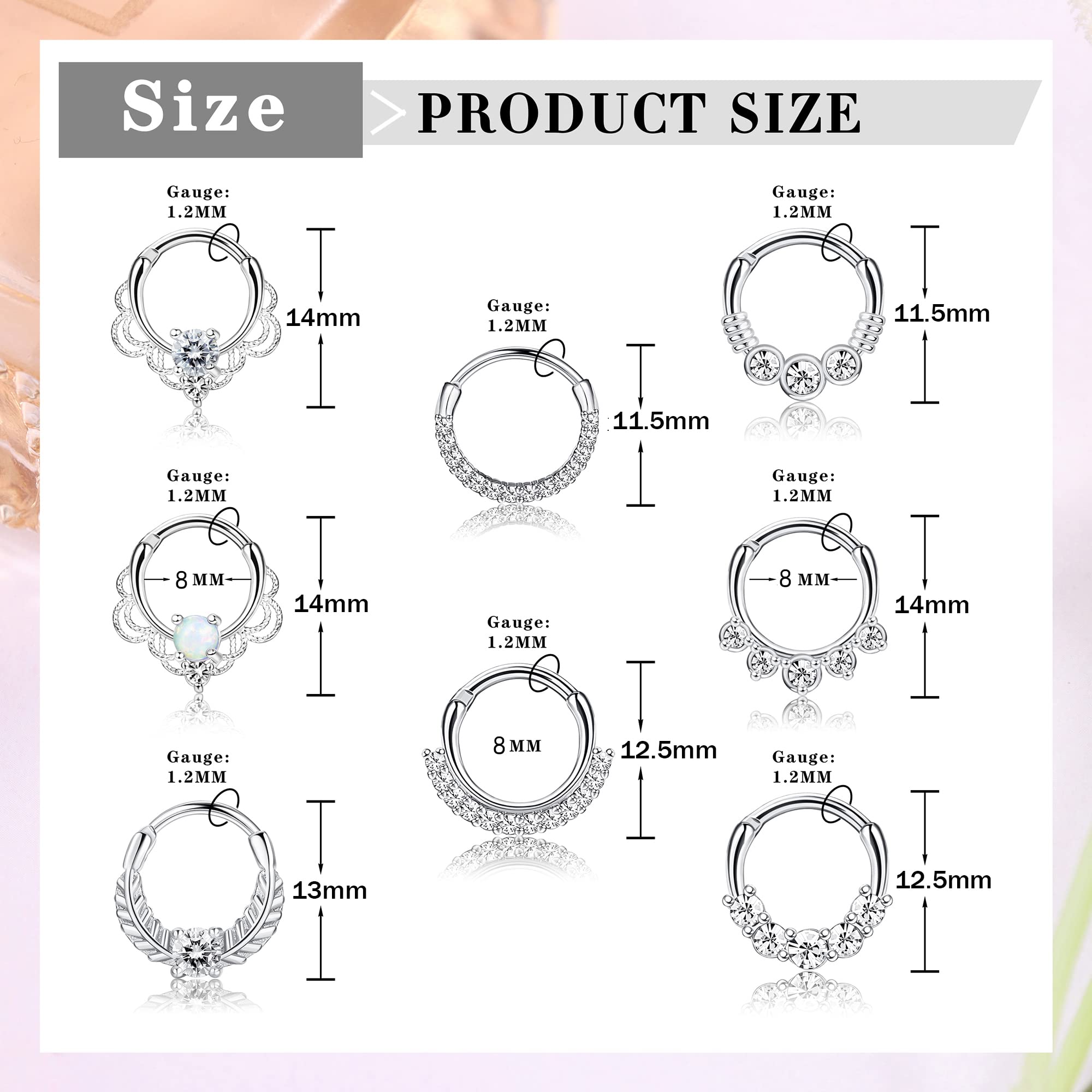 Drperfect 16G Septum Clicker R - Septum Clicker Ring 评论和价格