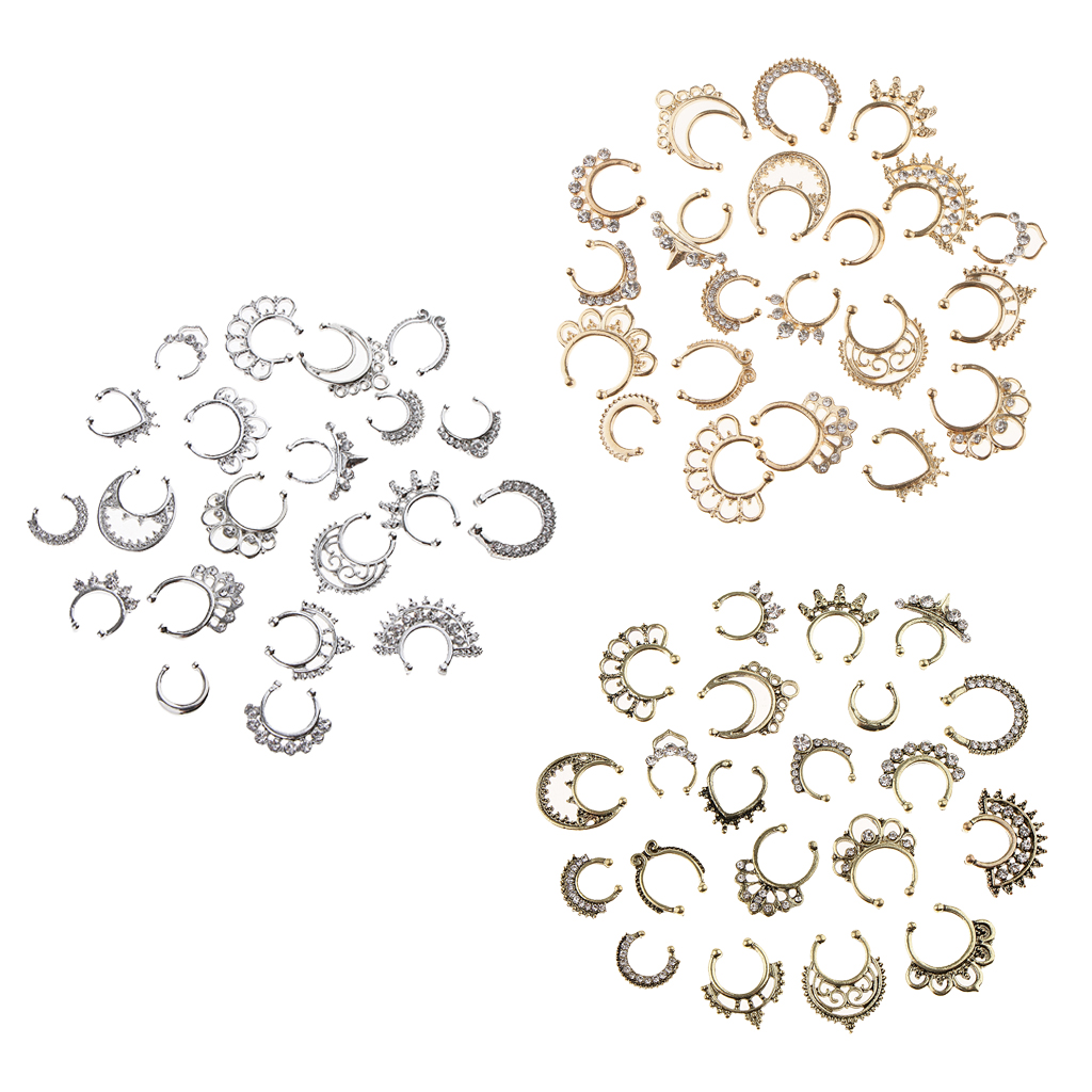 Hot Sale 21/3PCS Nose Fake Sep - Body Jewelry Hot 评论和价格