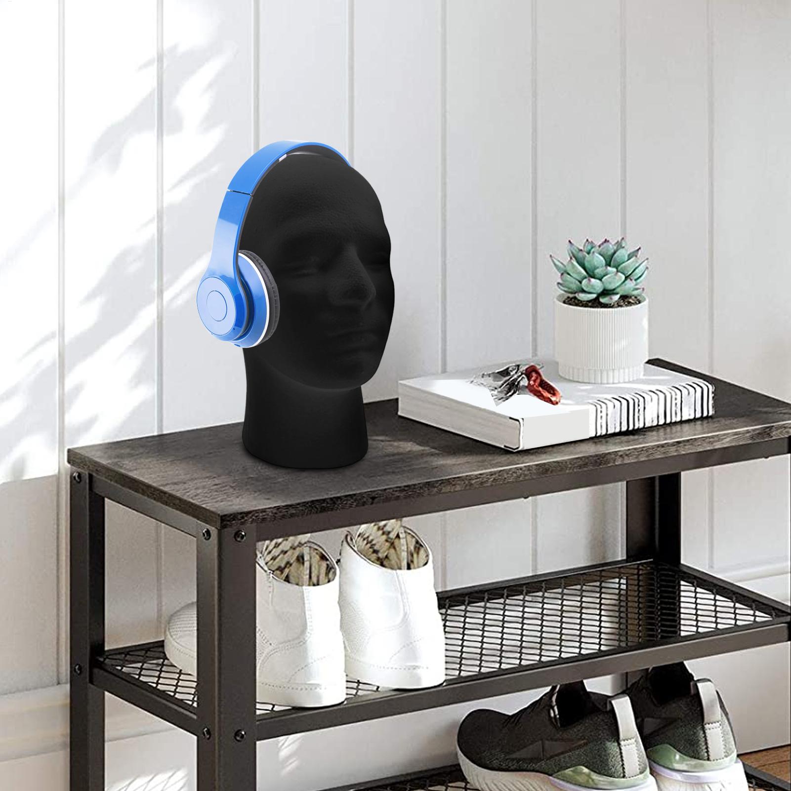 Black Mannequin Head Foam Velv - Body Jewelry Display Ideas 评论和价格