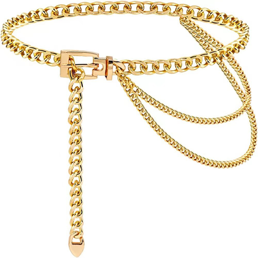 Punk Waist Chain Metal Belt La - Body Jewelry Helix 评论和价格